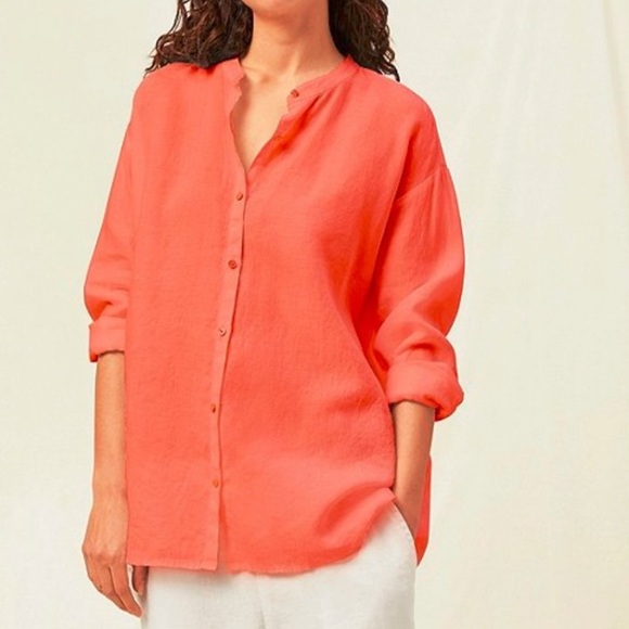 Eileen Fisher Tops - Eileen Fisher Organic Linen Shirt
